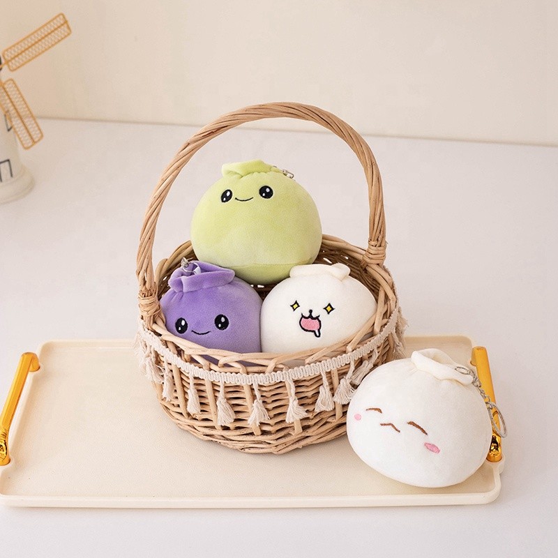 Stuffed Bun Pendant Factory - Soft Steamed Plush Kawaii Vegetable Dumpling