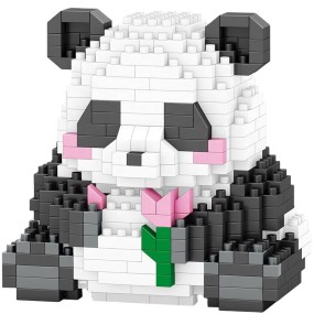 Mini Block Panda Supplier - Cute Plastic Micro Particle Building Puzzle Toy