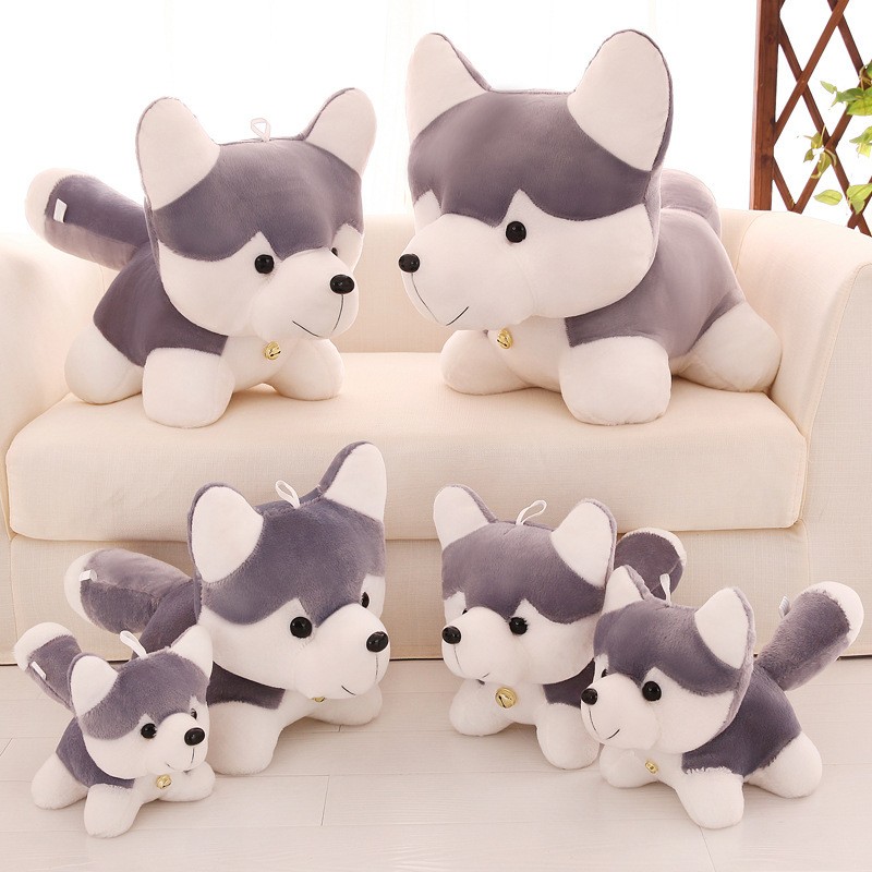 Dog Pillow Toy Factory - IN STOCK Soft Cute Animal Huskie Stuffed Kawaii
