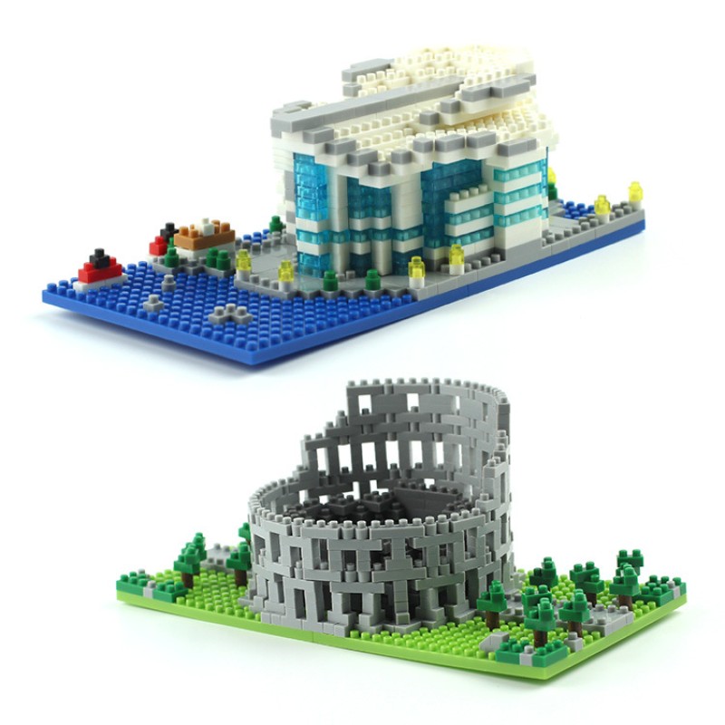 Micro Nano Block Supplier - New Party Favors Kids 8-12 Mini Famous Buildings