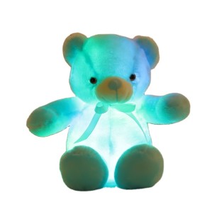 LED Teddy Bear Manufacturer - Exquisite Embroidered Bedtime Luminous Plush Toys
