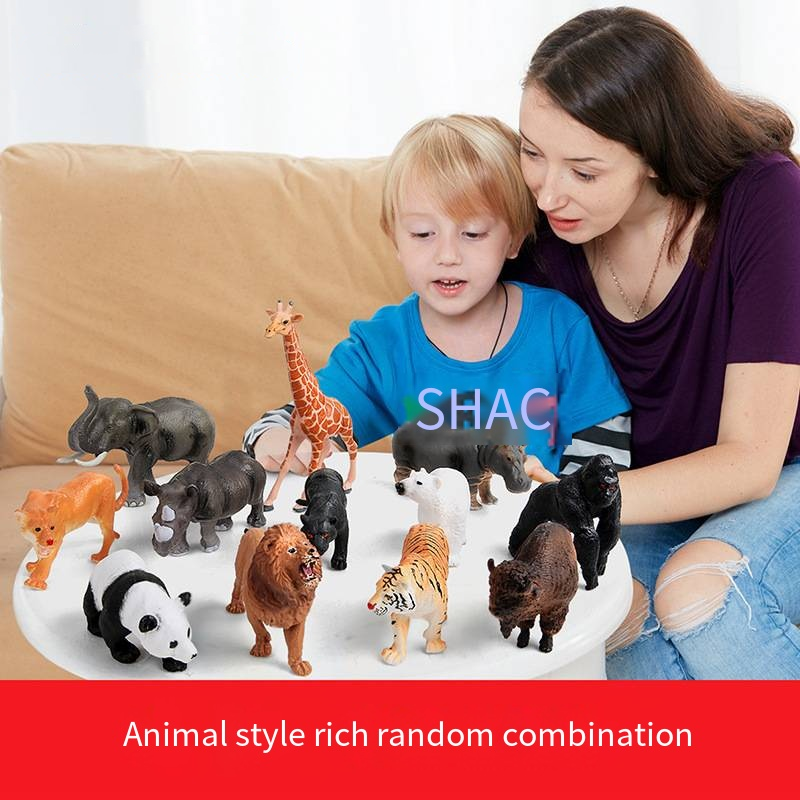 Safari Animal Toy Factory - Simulated Farm Mini Plastic Wild Animal World DIY