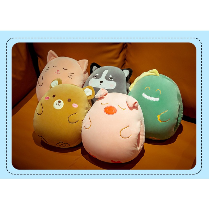 Kawaii Plushies Supplier - 2022 Winter New Cartoon Hand Warmer Pillow Squish