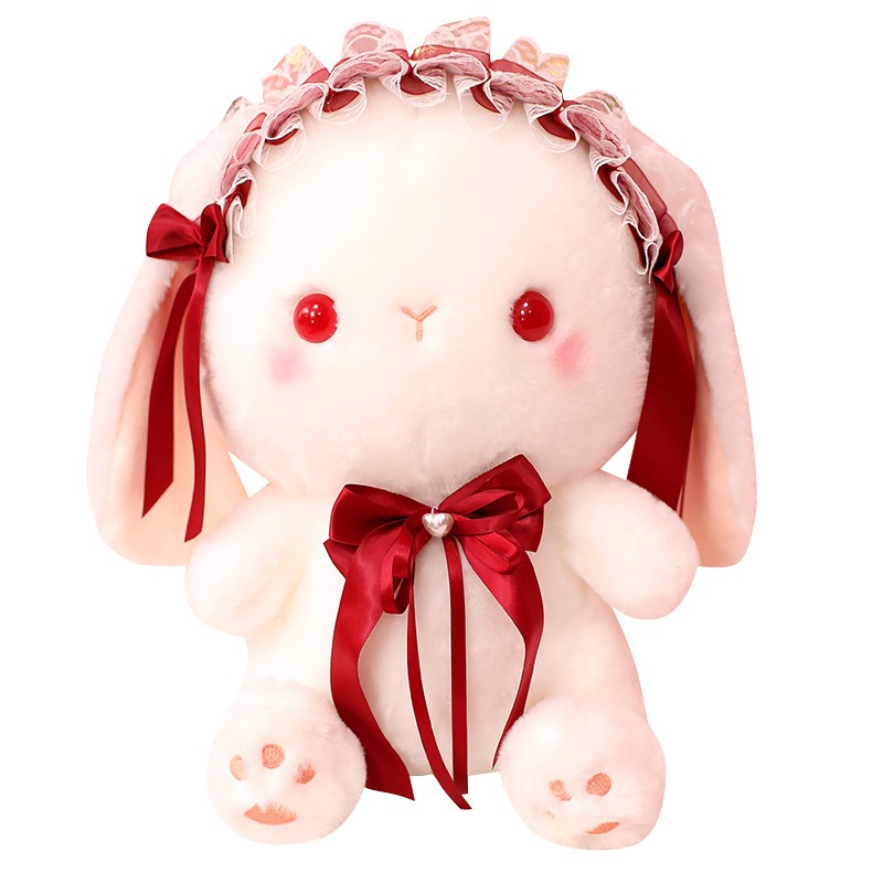 Rabbit Plush Toy Manufacturer - Cute Lolita Bed Pillow Doll for Girls Bunny