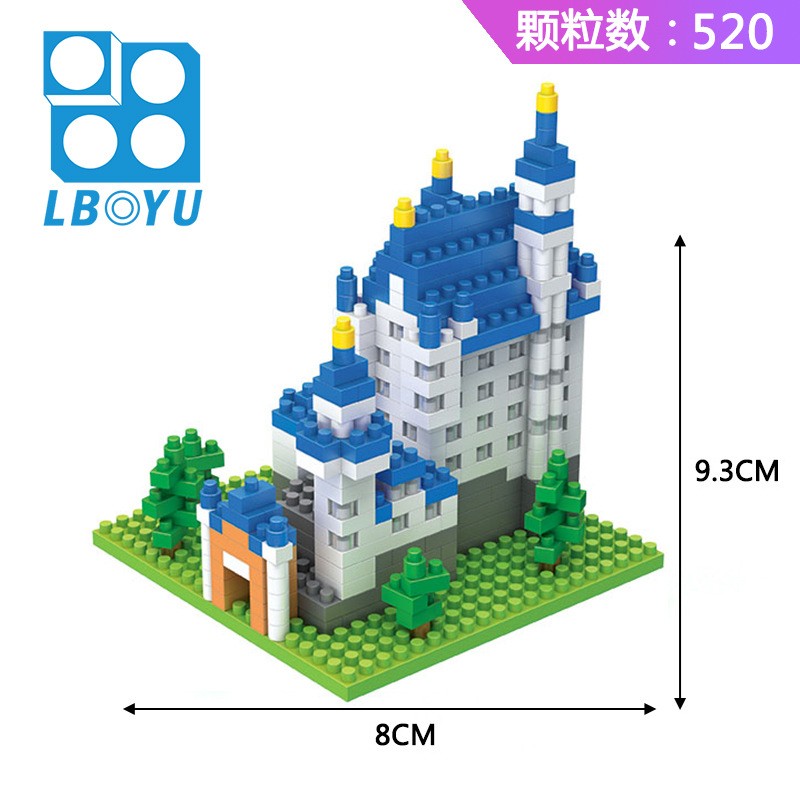 Building Blocks Model Factory - 8400-8409 World Famous Brick Kids Gift Toys