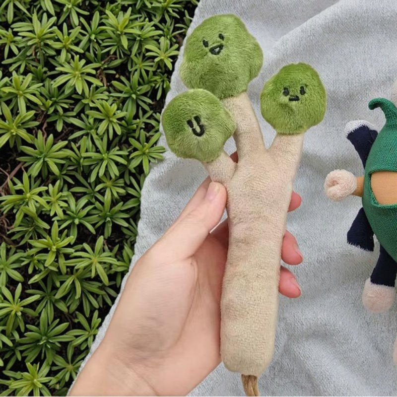 Vegetable Plush Pendant Manufacturer - Funny Coriander Realistic Backpack Keychain