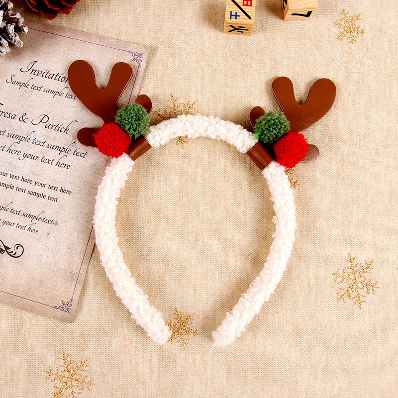 Elk Hairband Supplier - Wholesale Cute Kawaii Christmas Headband PP Cotton