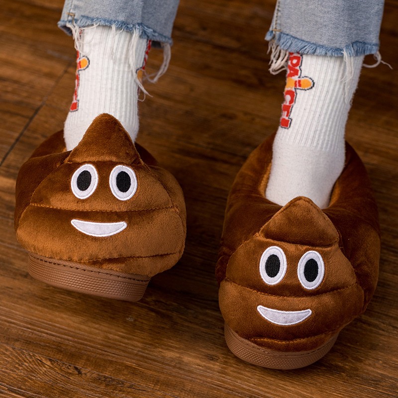 Plush Slippers Supplier - Wholesale Creative Home Funny Emotion Faces Stuffed