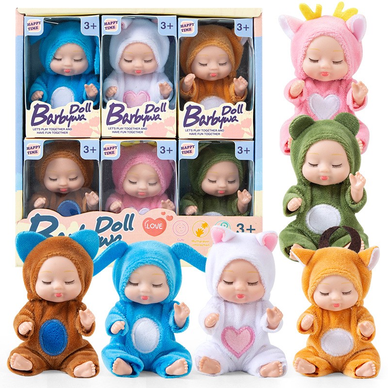 PVC Doll Set Factory - 2024 Wholesale Cartoon Cute Mini Bionic Plush Figure
