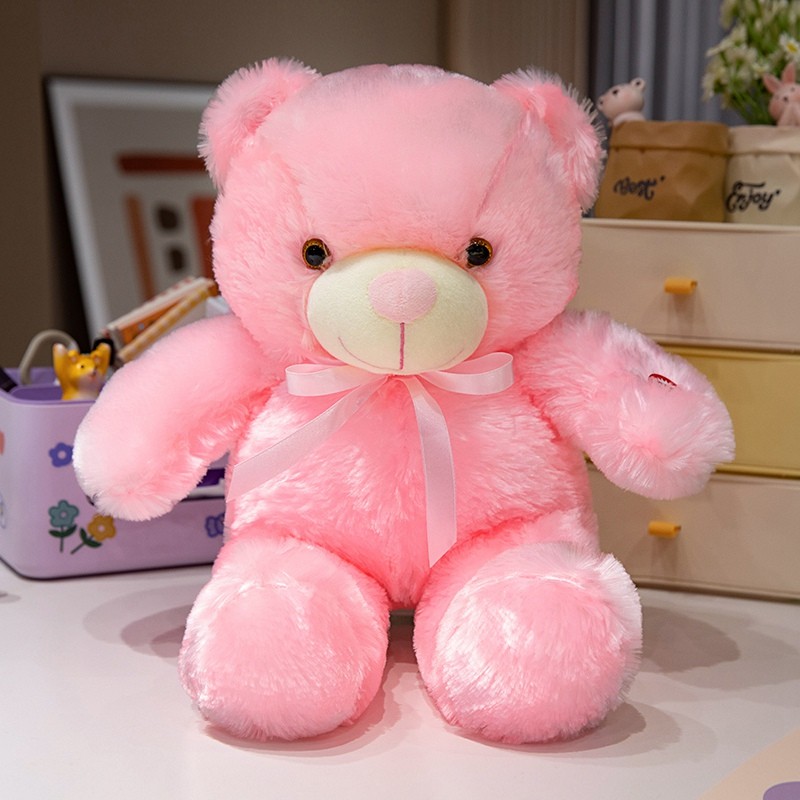 Teddy Bear Manufacturer - 2024 New Year 30cm Colorful LED Stuffed Animal