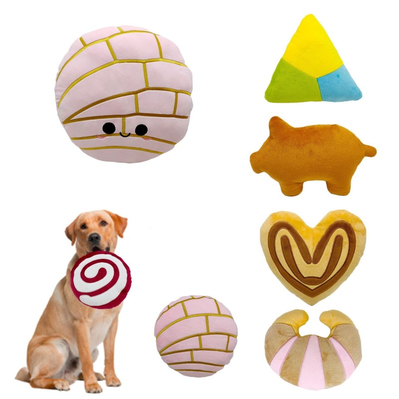Croissant Pet Toy Manufacturer - Custom Sniffing Toy Hidden Food Bread Squeaky