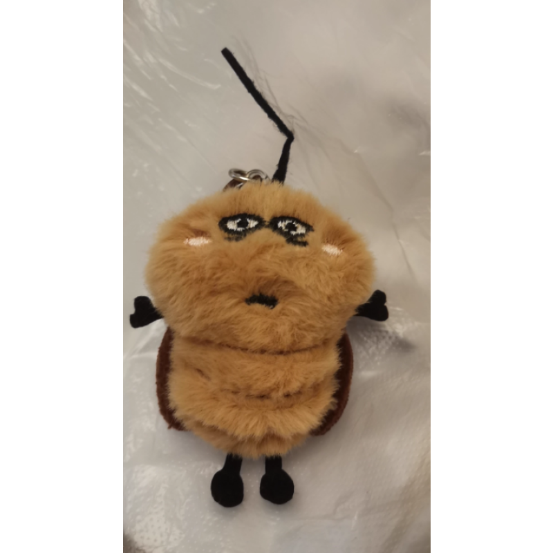 Roach Doll Supplier - Plush 3D Stuffed Lovable Funny Cartoon Keychain Gag Gift