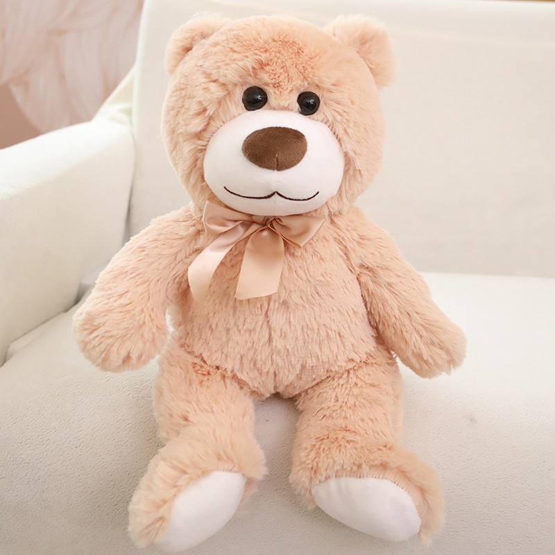 Teddy Bear Toy Supplier - Custom 30cm Scarf Bow Tie Plush Children's Gift