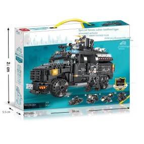 Creative Building Blocks Factory - 8 in 1 3D DIY Sports Car Toy Durable Plastic