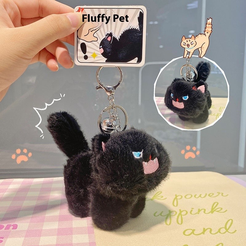 Cat Doll Pendant Factory - Cute Kitten Coin Purse Bag Pendant Plush Keychain