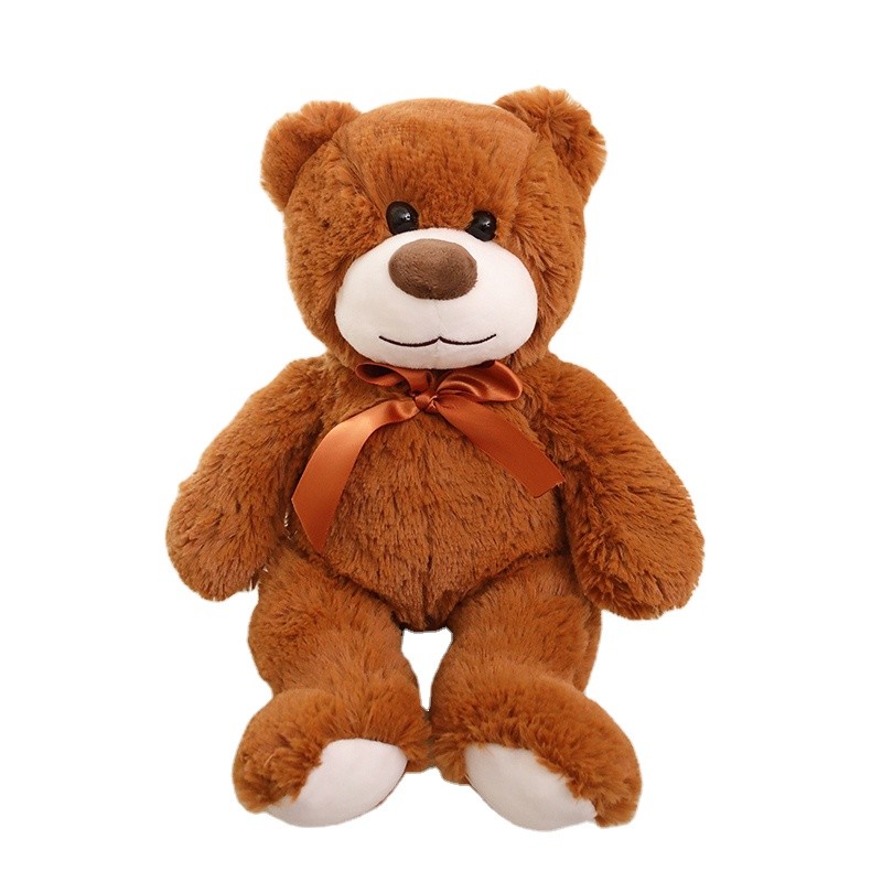 Teddy Bear Toy Supplier - Custom 30cm Scarf Bow Tie Plush Children's Gift