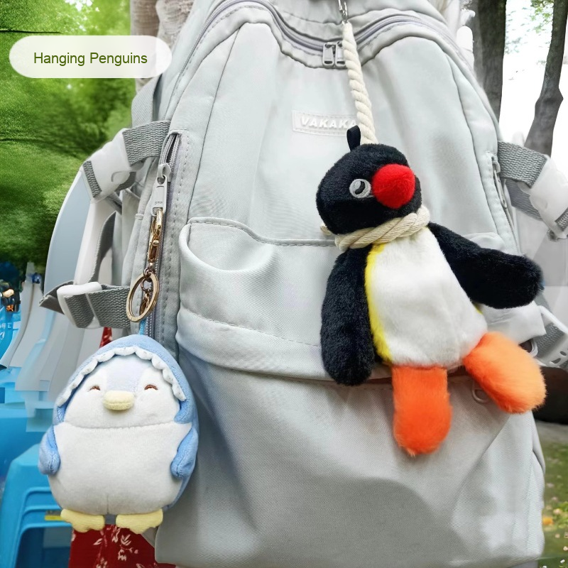 Penguin Keychain Factory - Cute Aquarium Gift Mini Plush Toy Bag Pendant