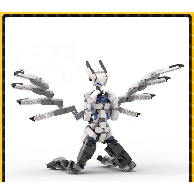 Bunny Girl Mech Robot Manufacturer - MOC Building Block Mechwarrior Girl Desktop