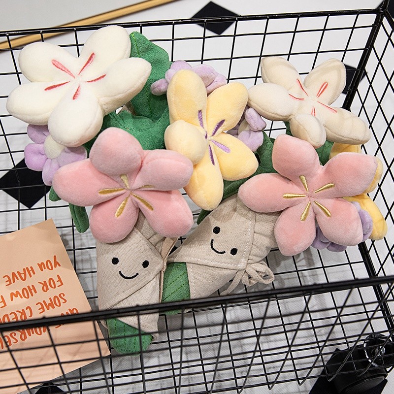 Hand Tied Bouquet Factory - 2024 New Custom 30cm Plush Doll Artificial Flower