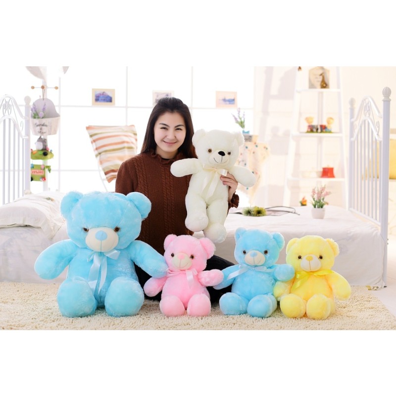 LED Teddy Bear Manufacturer - Exquisite Embroidered Bedtime Luminous Plush Toys