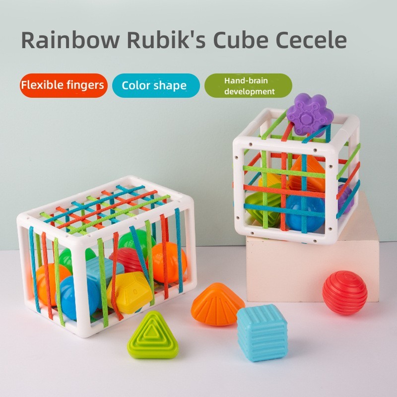 Baby Grip Training Supplier - Rainbow Cecele Toddler Fine Movement Montessori