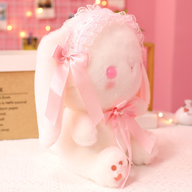 Rabbit Plush Toy Manufacturer - Cute Lolita Bed Pillow Doll for Girls Bunny