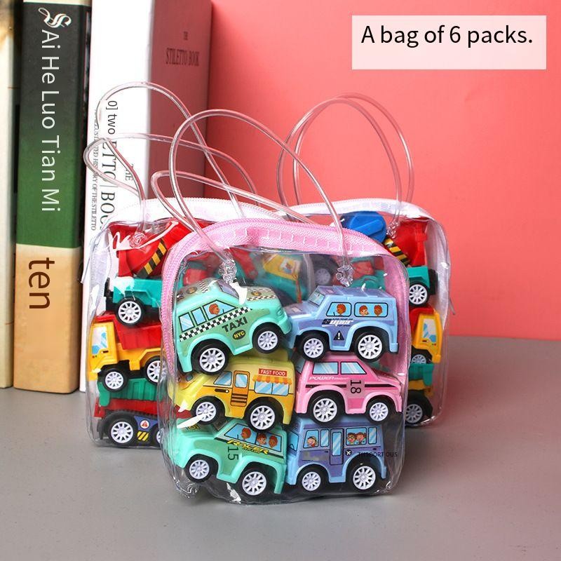 Pull-Back Car Toy Manufacturer - Mini Plastic Educational Engineering Fire Truck