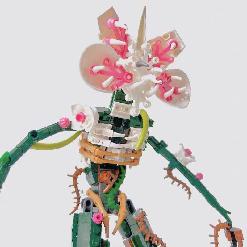 MOC Building Block Set Factory - Chinese 419pcs Man-Eating Orchid Demogorgon
