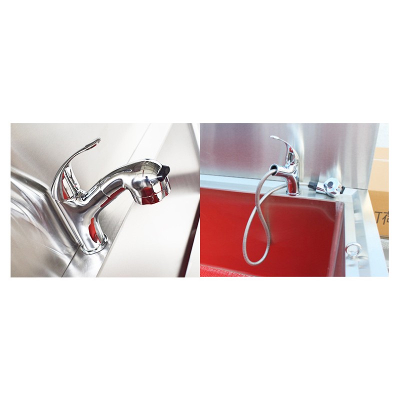 Stainless Steel Pet Tub Factory - 304 Sustainable Dog Wash Machine Bathing Products