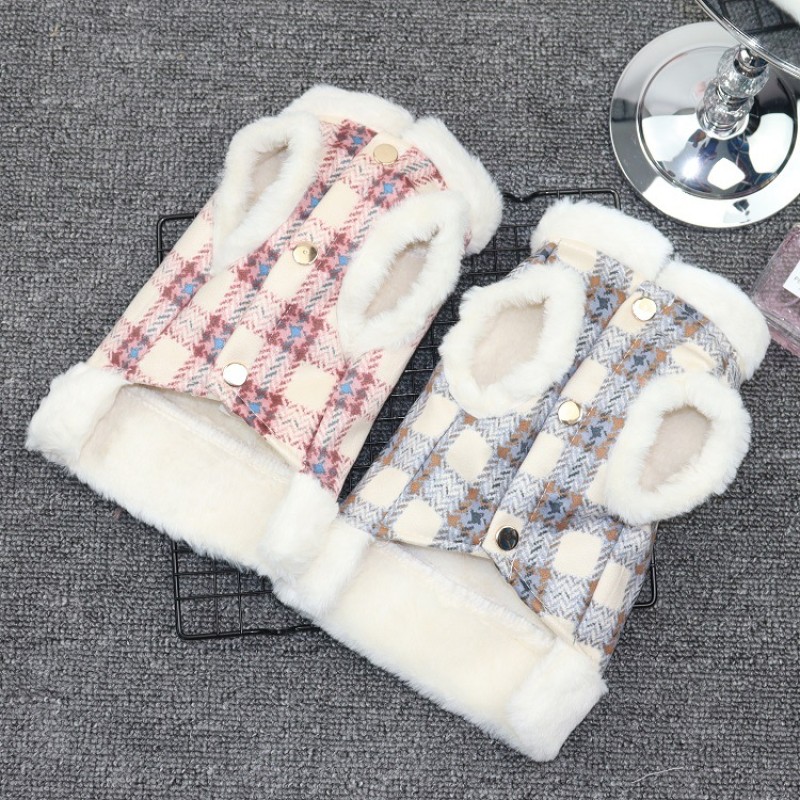 Pet Clothes Supplier - New Arrival Luxury Small Medium Winter Coat Fashion Print