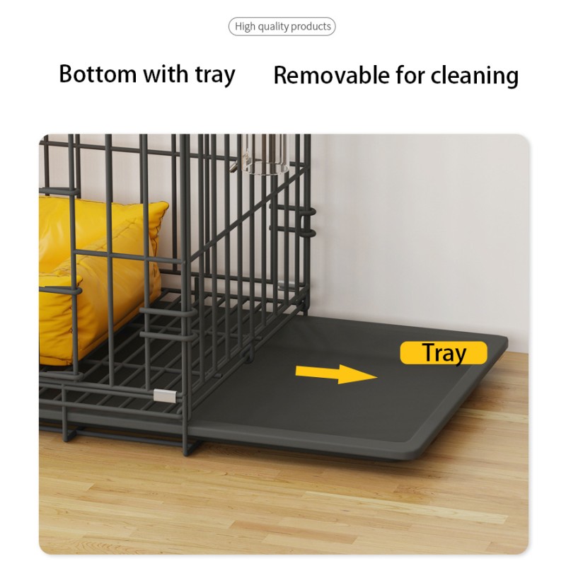 Stainless Steel Pet Cage Factory - High Quality Dog Cat Cage New Arrival Folding