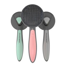 Pet Comb Manufacturer - New Style Multi-Color Stainless Steel Plastic Hair Brush