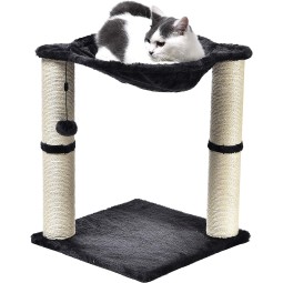 Cat Climbing Tree Supplier - Hot Sale Wood Sisal Scratching Posts Hammock Bed