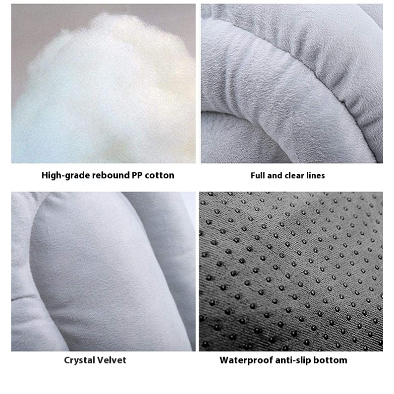 Dog Nest Bed Supplier - Hot Selling Cross-Border Solid Pattern Semi-Enclosed Yurt