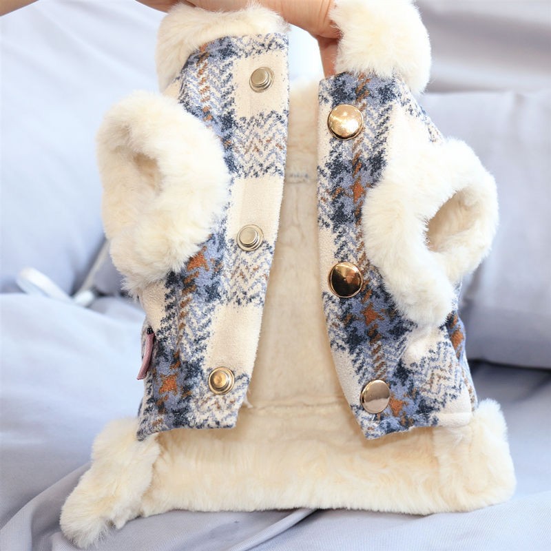 Pet Clothes Supplier - New Arrival Luxury Small Medium Winter Coat Fashion Print