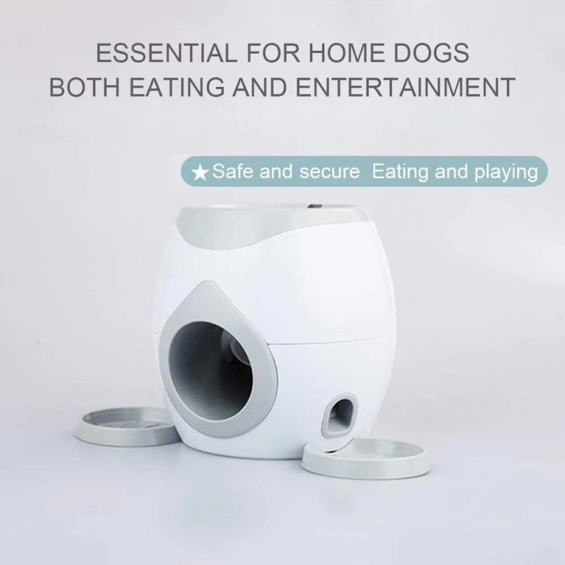 Pet Ball Launcher Supplier - Hot Sale Automatic Throw Ball Treat Dispenser Tennis