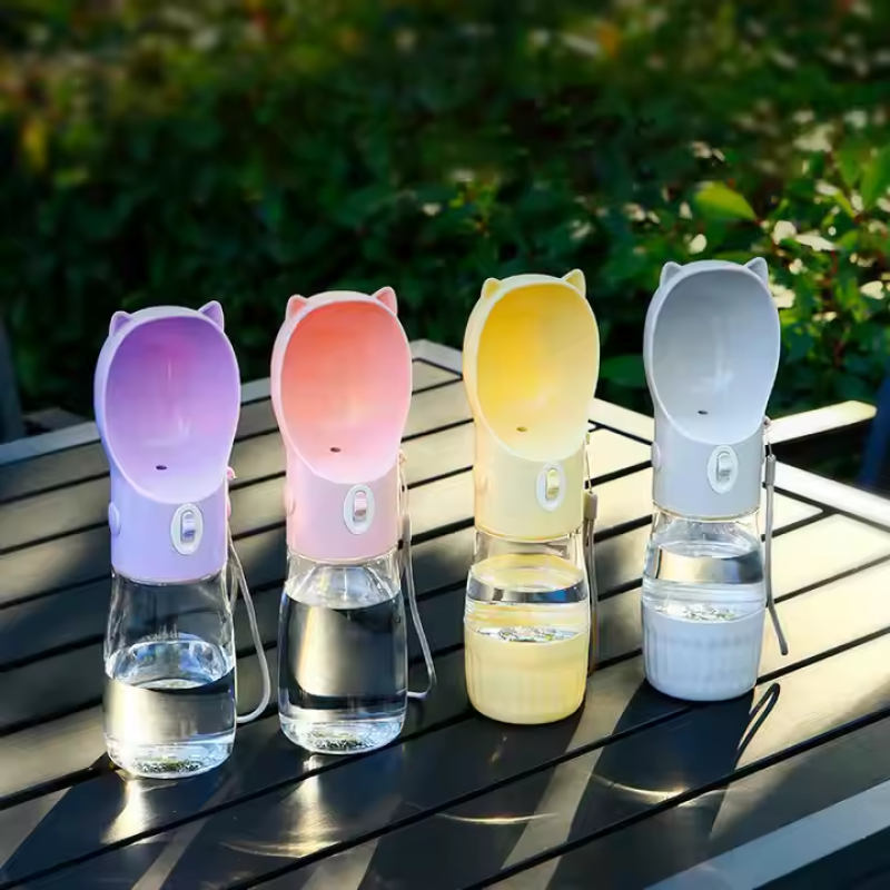 Portable Pet Bottle Factory - Hot Sale Cat Dog Drinker Detachable Food Feeder Container