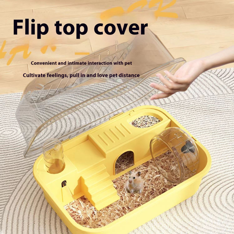 Acrylic Hamster Cage Manufacturer - with Large Space Golden Bear Cage Rollers Easy Clean