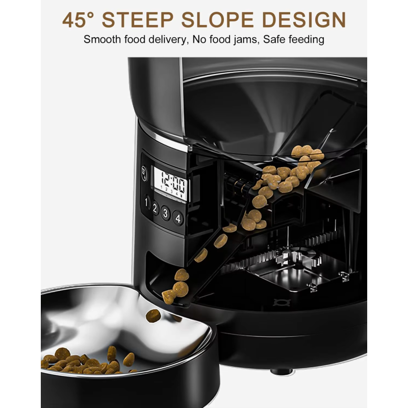 Automatic Pet Feeder Manufacturer - 4L Stainless Steel WiFi Smart Graffiti App Timing