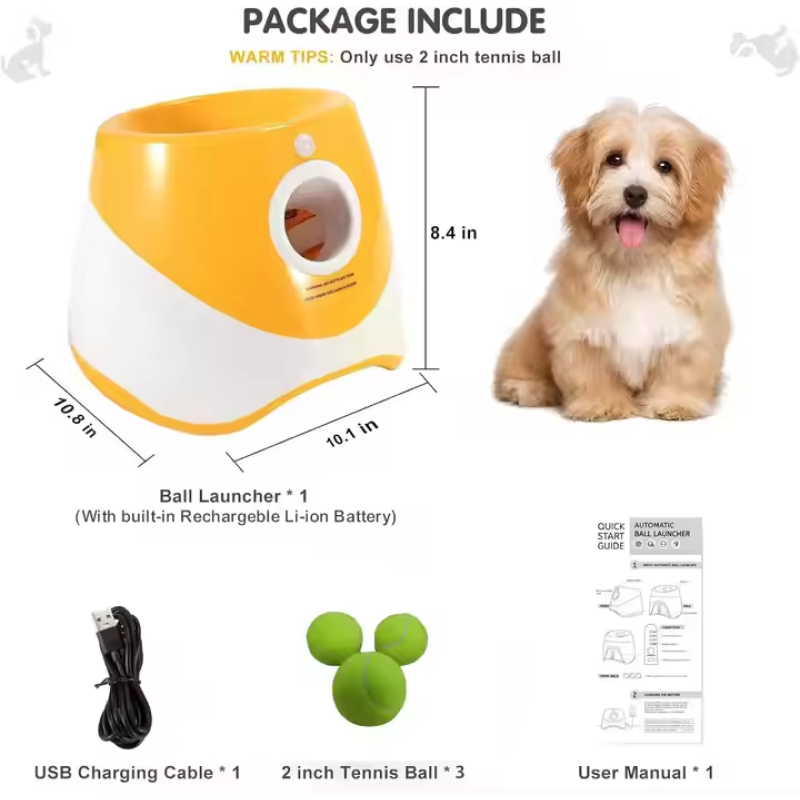 Tennis Ball Launcher Supplier - Automatic Indoor Outdoor Small Dog Toy Sustainable