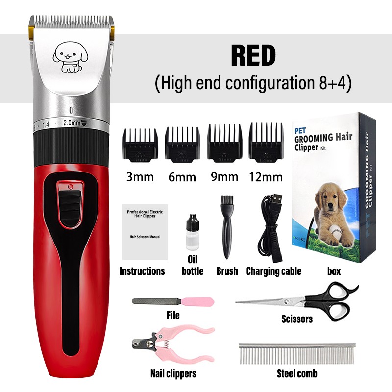 USB Rechargeable Scissors Factory - Electric Pet Nail Trimmer Dog Grooming Scissors Kit