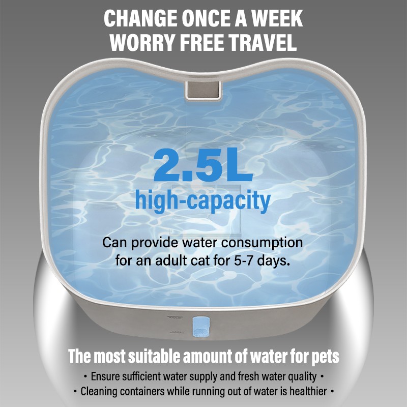 Smart Pet Fountain Manufacturer - APP Wholesale Smart 2.5L Automatic Electric BT