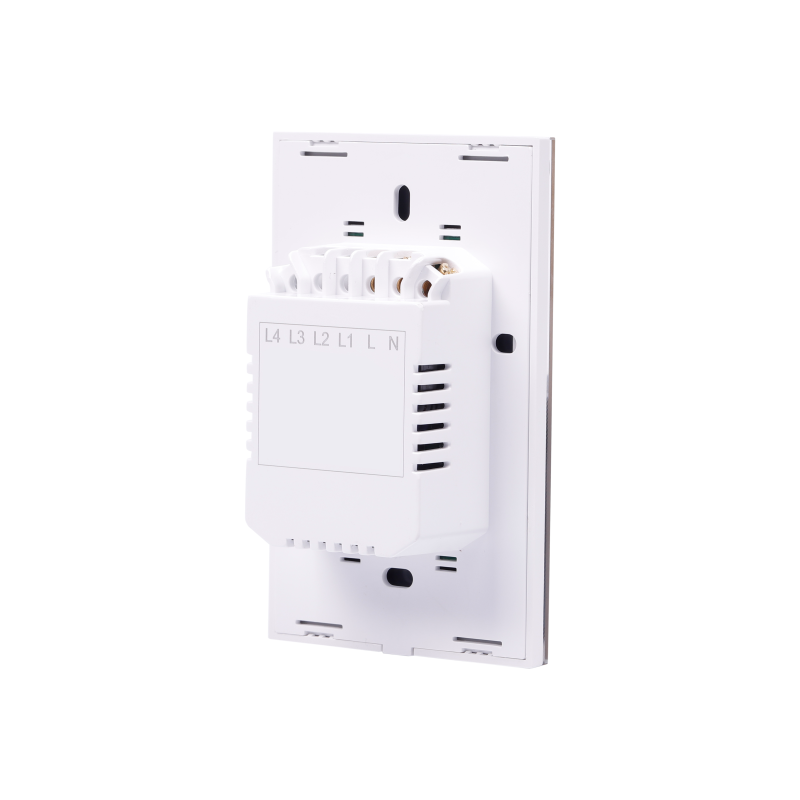 Tuya Smart Switch Manufacturer - WIFI 1 Gang US Standard Touch Wall Switch Receiver Gold