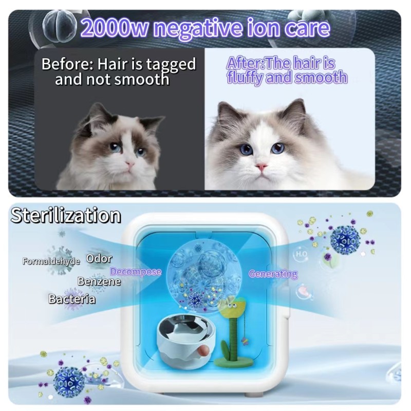 Automatic Pet Dryer Manufacturer - New Design Temperature Control Ultra Quiet Timer