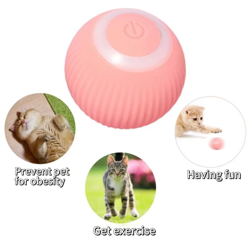 Smart Pet Ball Manufacturer - New Hot Sale 360° Automatic Interactive USB Charger