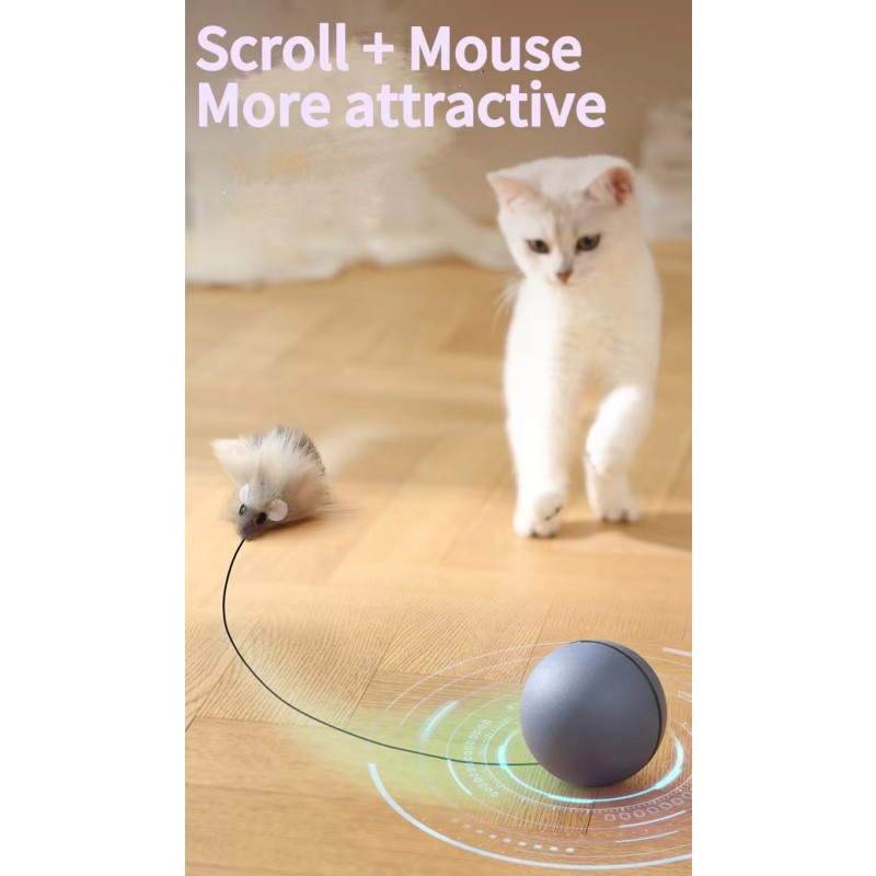 Cat Toy Ball Factory - New Teaser Mouse Self-hilarious Rolling Ball Automatic for Cat
