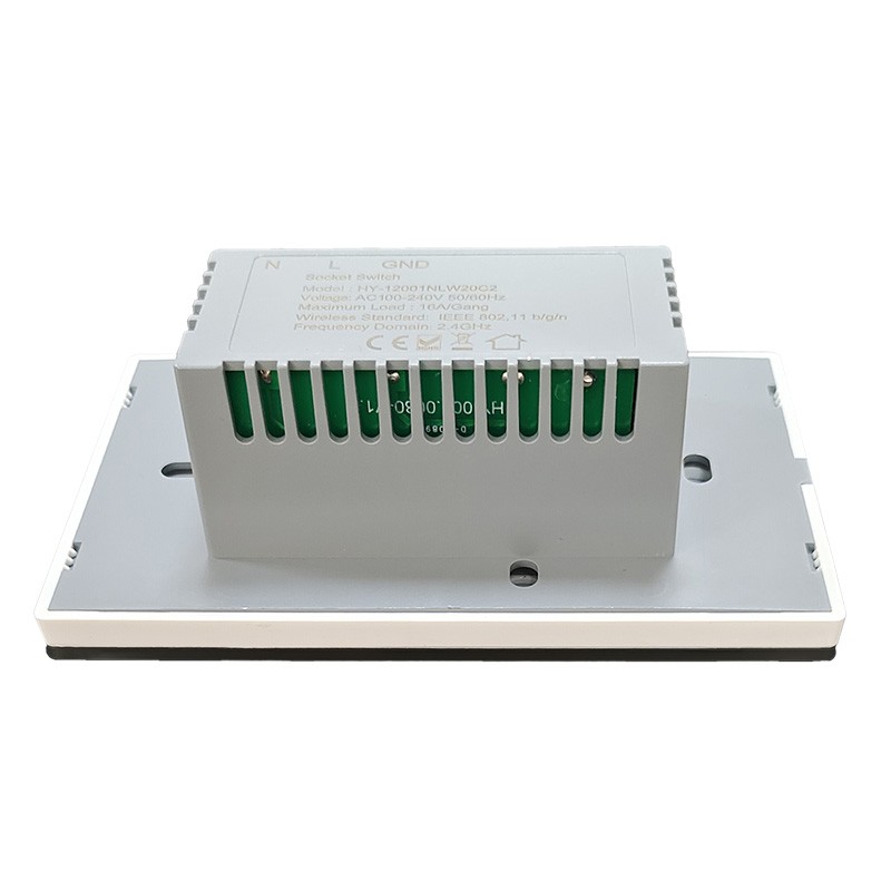 Smart Socket Manufacturer - 10A Tuya US Wifi Universal Double Wall Socket Power Monitoring