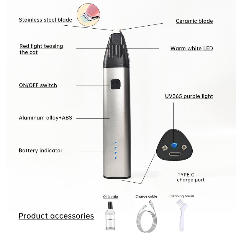 Portable Pet Clipper Factory - Professional Grooming Kit Convenient Electric Shaver