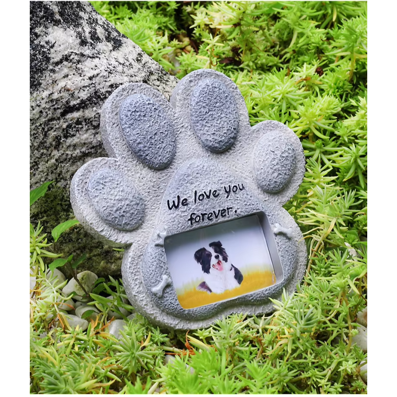 Biodegradable Pet Urn Manufacturer - Memorial Headstone Urn Pattern Polyresin Photo