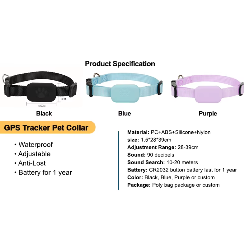 Waterproof Pet Tracker Factory - Factory Direct Sale Smart Locator GPS for Apple IOS